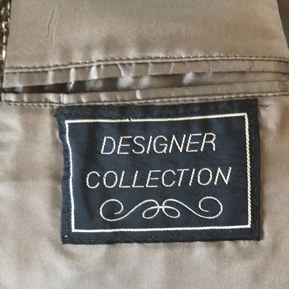 Vintage tweed wool suit coat Paris, France size 40 - Picture 4 of 6